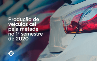 Produção de veículos cai pela metade no 1º semestre de 2020