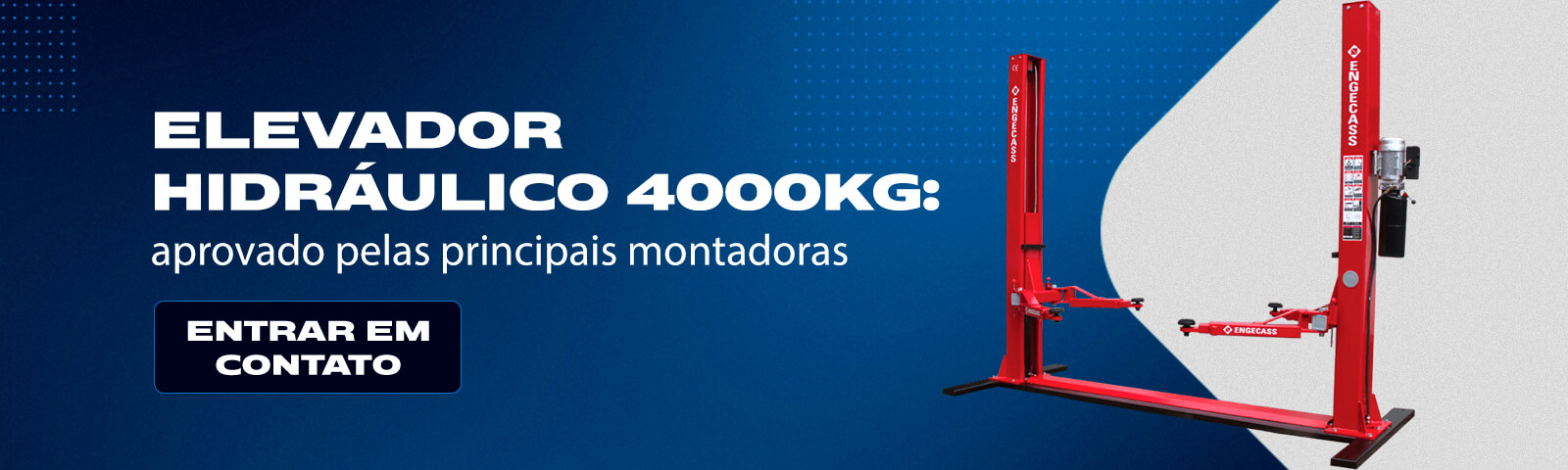 Elevador hidráulico 4000kg: aprovado pelas principais montadoras Elevador hidráulico 4000kg: aprovado pelas principais montadoras